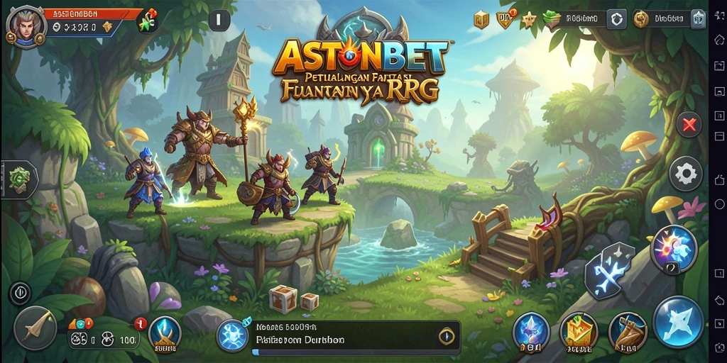 Tampilan gameplay menarik dari ASTONBET di dunia RPG.