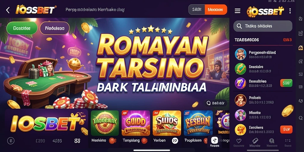Screenshot gameplay IOSBET menampilkan suasana kasino yang realistis dan seru.