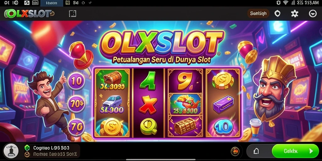 Tampilan gameplay seru dalam OLXSLOT yang penuh petualangan.