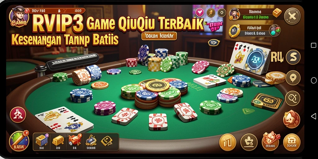 Gameplay menarik QiuQiu dalam RVIP3 dengan grafis yang memukau.