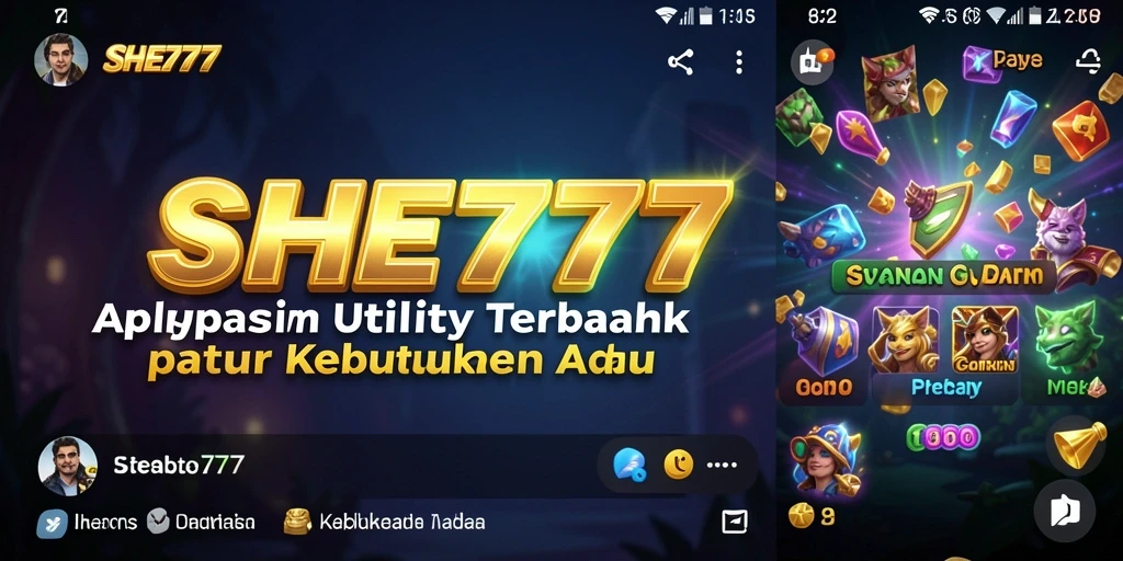 Tampilan antarmuka utama SHE777 yang memudahkan pengguna dalam mengakses alat Utility.