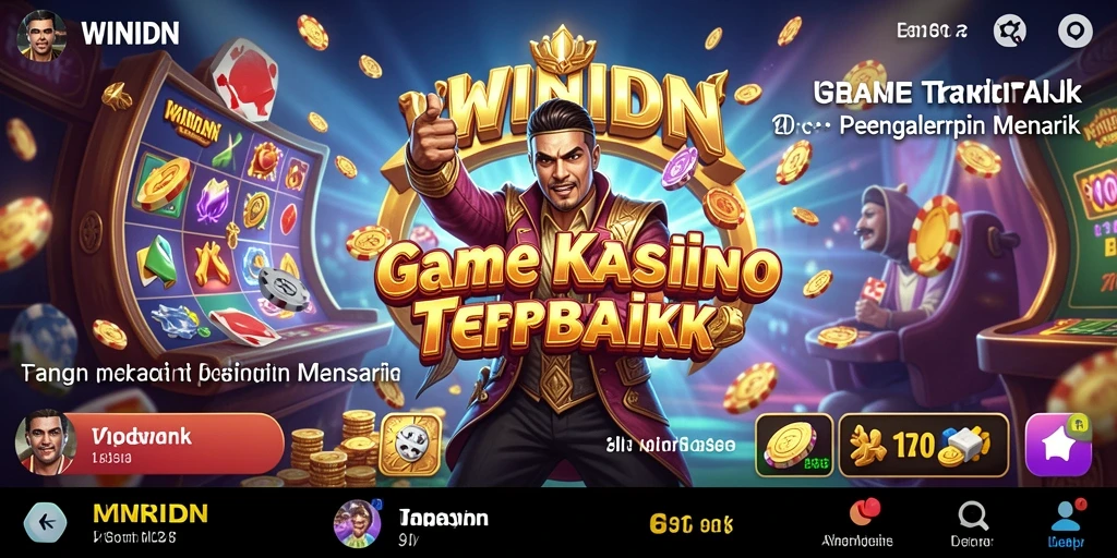 Screenshot gameplay menarik dari WINIDN yang menunjukkan pengalaman Kasino.